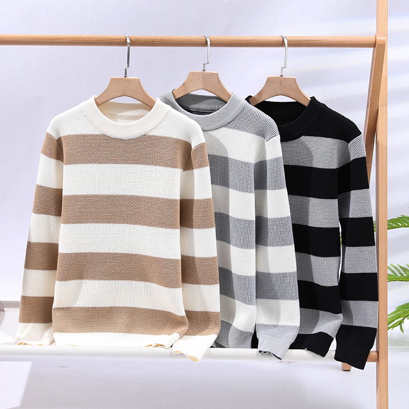 Winter Clothing Patterns - Suéter Masculino Casual de Tricô com
