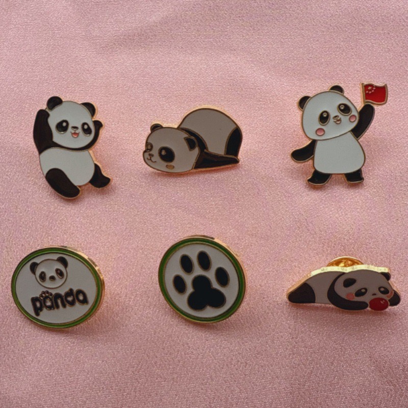 Winter Clothing - 6 Peças de Broches de Desenho