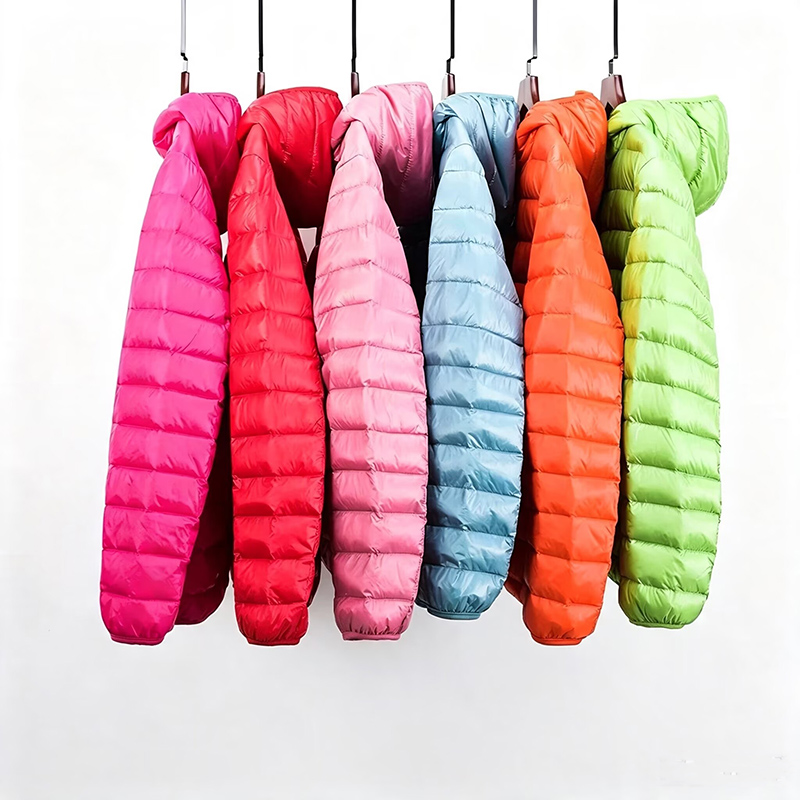 Puffer Jacket Women Down - Novidades 2026: Jaquetas Femininas Slim de