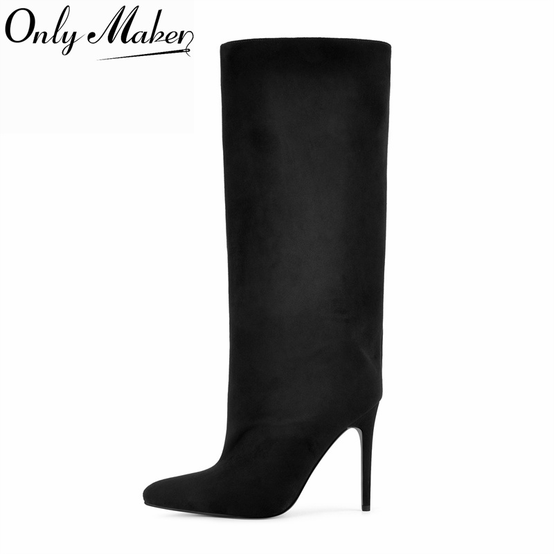 Winter Clothing Women'S - Botas de Cano Alto Pretas de