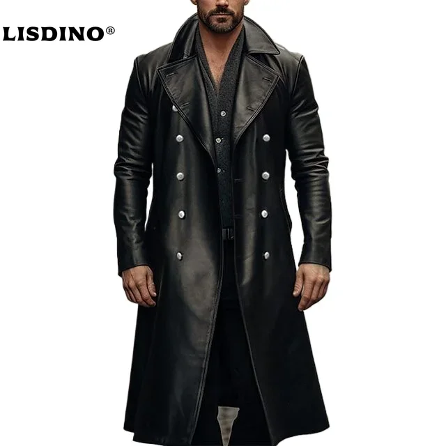 Winter Clothing Matching - Jaqueta de couro masculina inverno velo
