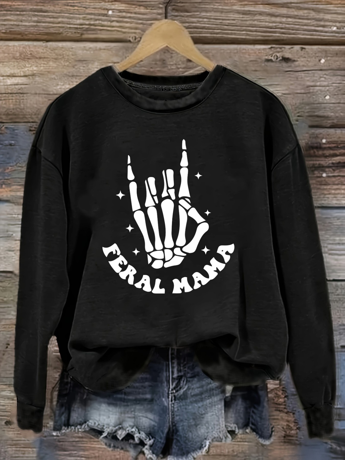 Winter Clothing - Camiseta Feminina Casual de Manga Longa