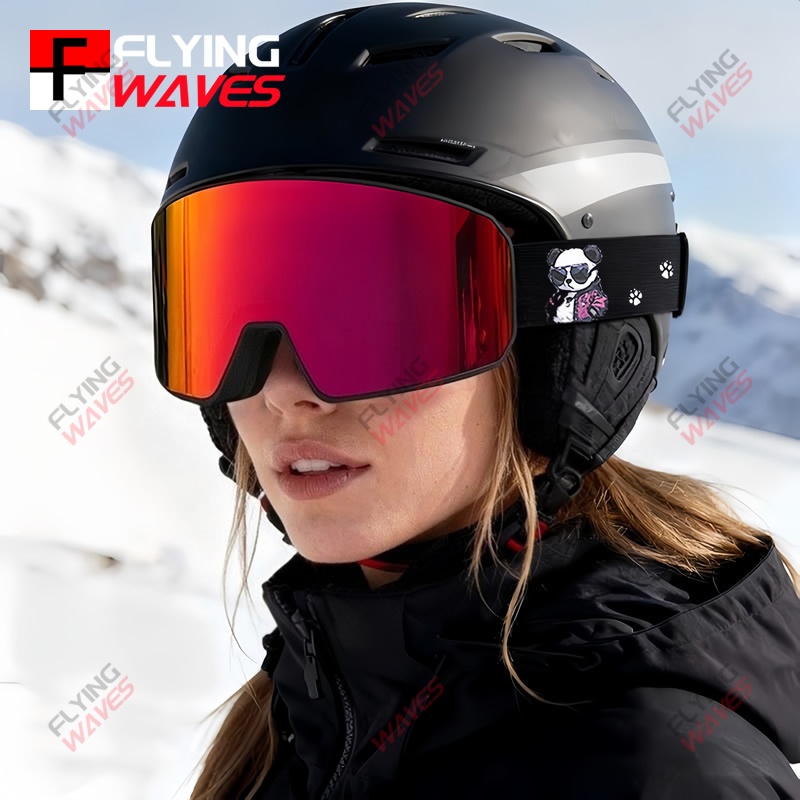 Snow Goggle Uv - Óculos de esqui completos adultos óculos