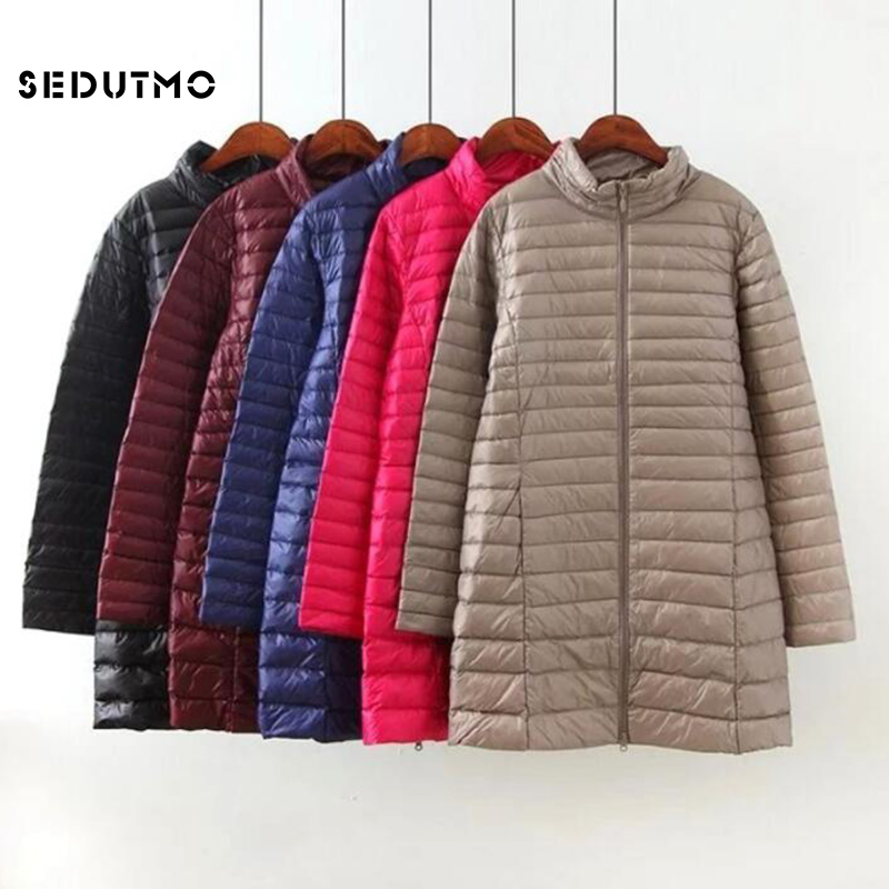 Puffer Jacket Women Down - SEDUTMO-Casaco feminino de pato ultra leve,