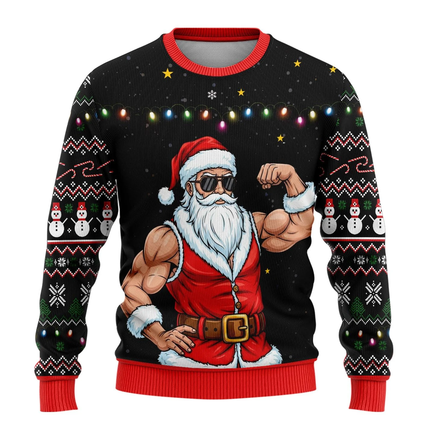 Winter Clothing - Camisola de Natal com Estampa 3D
