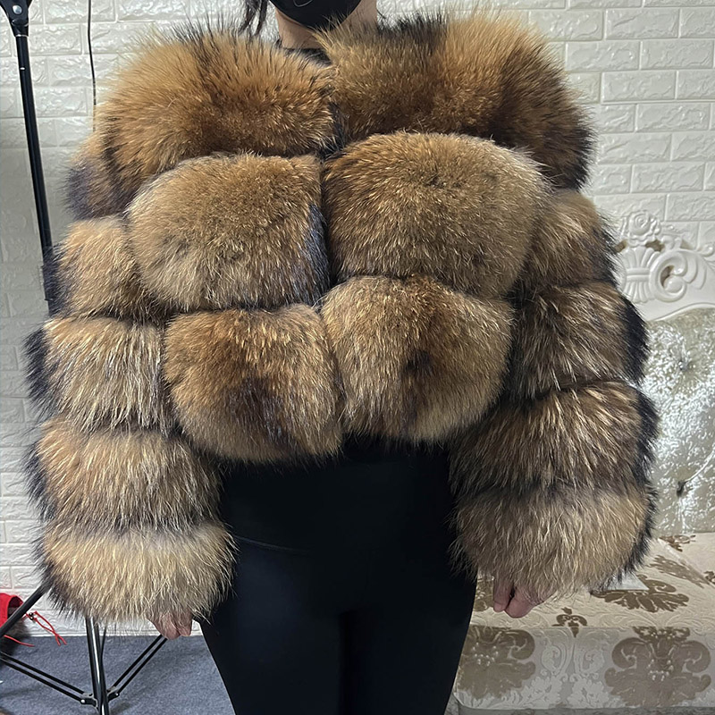 Plus size topos de pele marrom - Winter Clothing For Plus Size Women avaliação e preço
