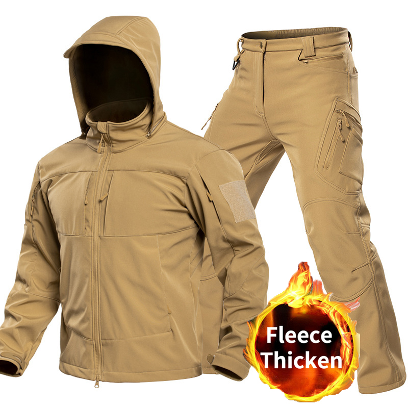 Conjunto Tático Softshell para - Winter Wear Clothes avaliação e preço