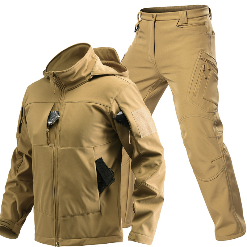 Conjunto Tático Softshell para - Winter Wear Clothes avaliação e preço