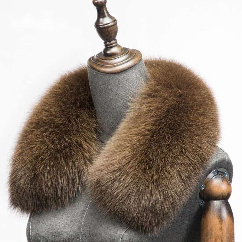 Inverno natural lenço de pele  - Winter Clothing Matching avaliação e preço