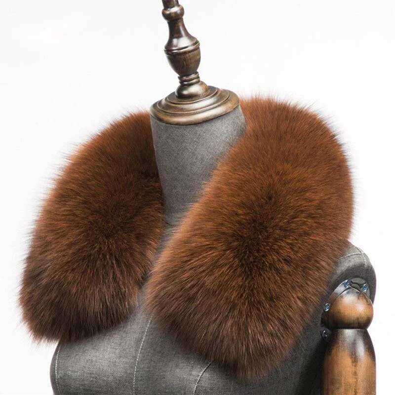 Inverno natural lenço de pele  - Winter Clothing Matching avaliação e preço