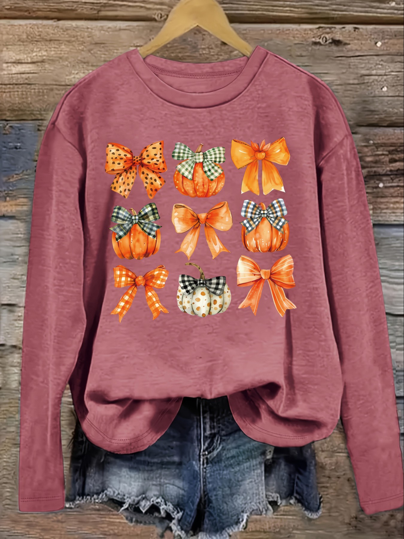 Camiseta Feminina Casual de Ma - Winter Clothing Patterns avaliação e preço