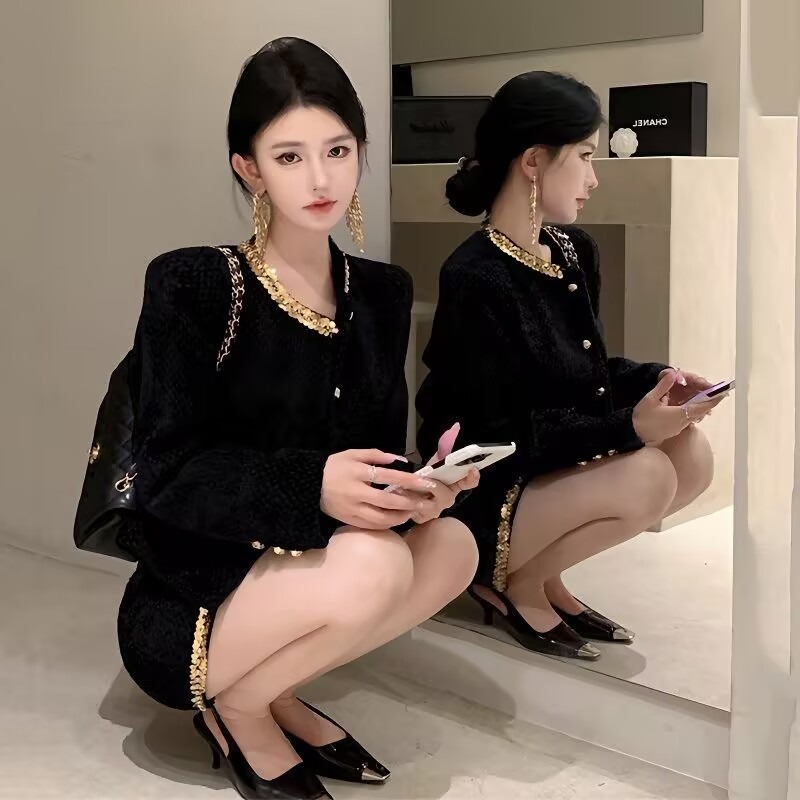 Nova moda lantejoulas outono i - Winter Wear Clothes avaliação e preço