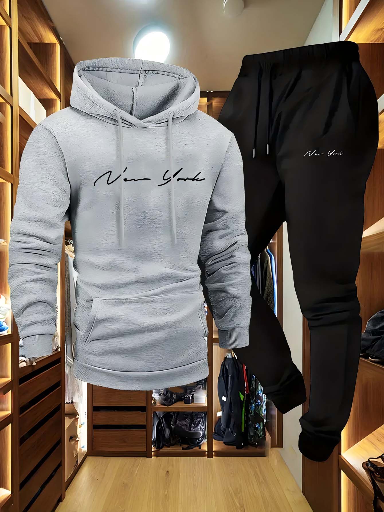 Conjunto de Moletom com Capuz  - Winter Wear Clothes avaliação e preço