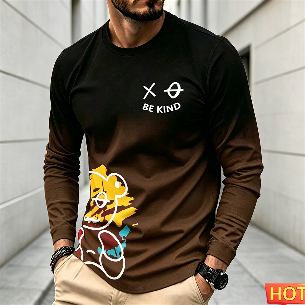 Camiseta masculina casual de o - Winter Clothing Patterns avaliação e preço