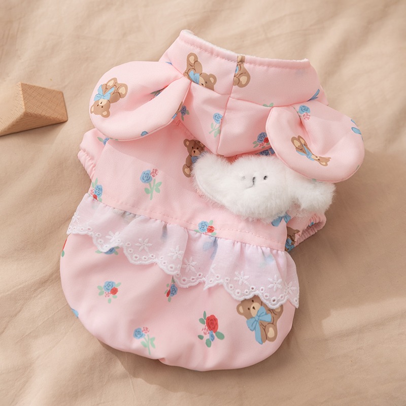 Inverno rosa-padrão roupas par - Winter Clothing Patterns avaliação e preço