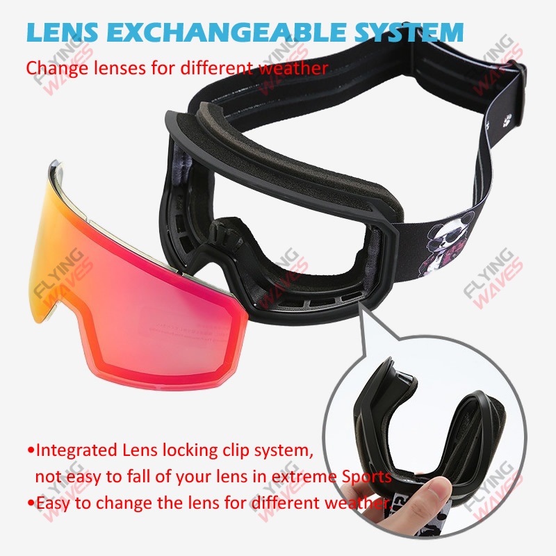 Óculos de esqui completos adul - Snow Goggle Uv avaliação e preço