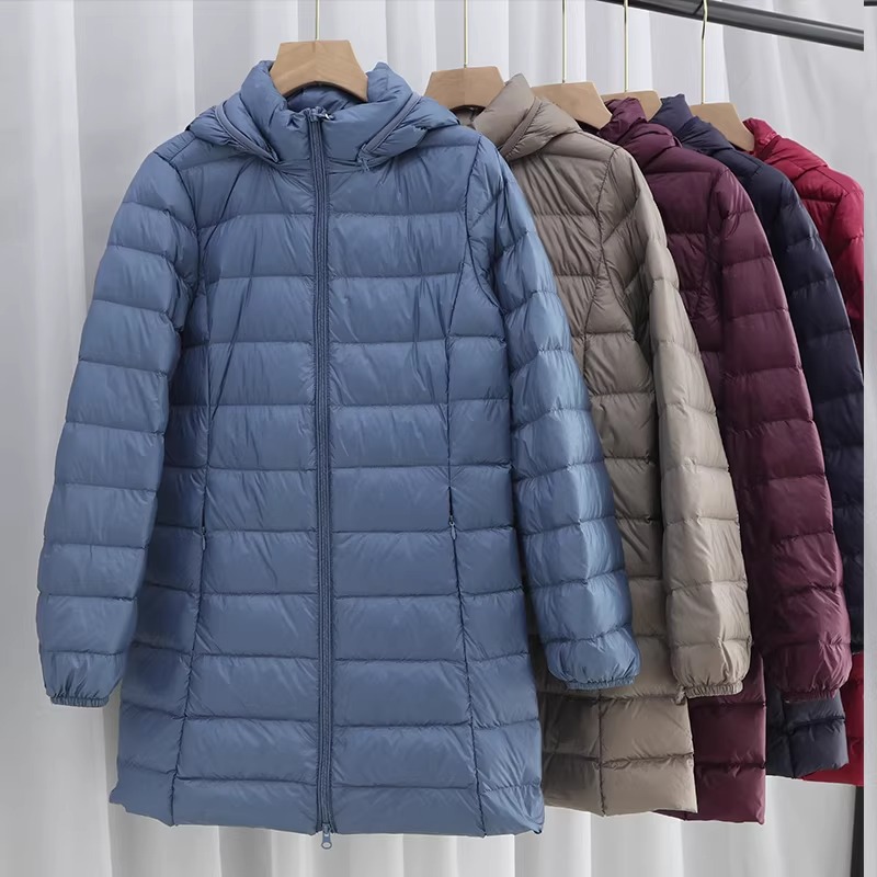Casaco Leve de Plumas para Mul - Puffer Jacket Women Down avaliação e preço