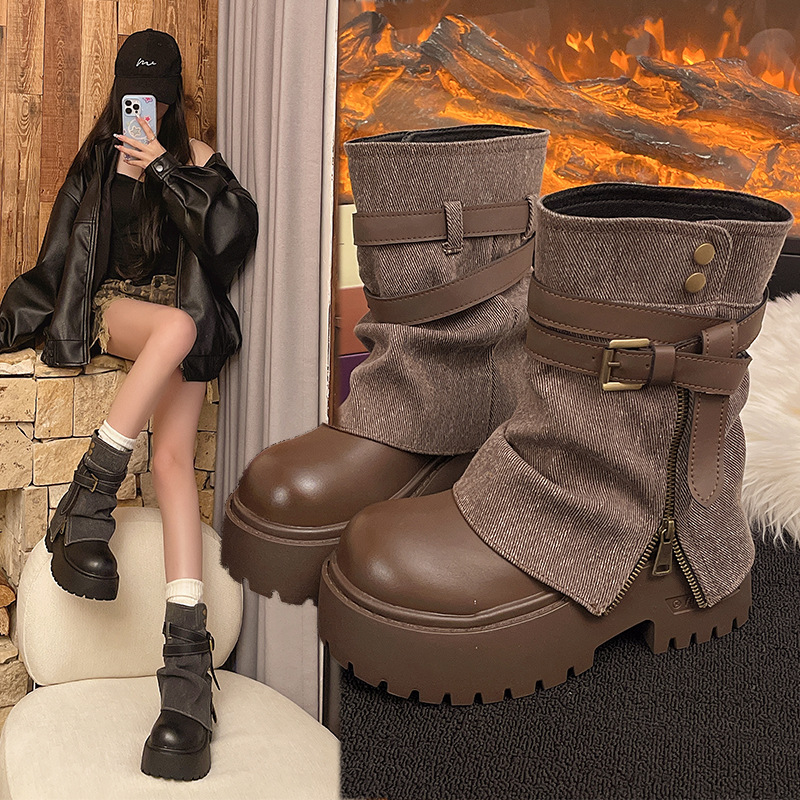 Botas de Cano Curto Femininas  - Winter Clothing Women'S avaliação e preço
