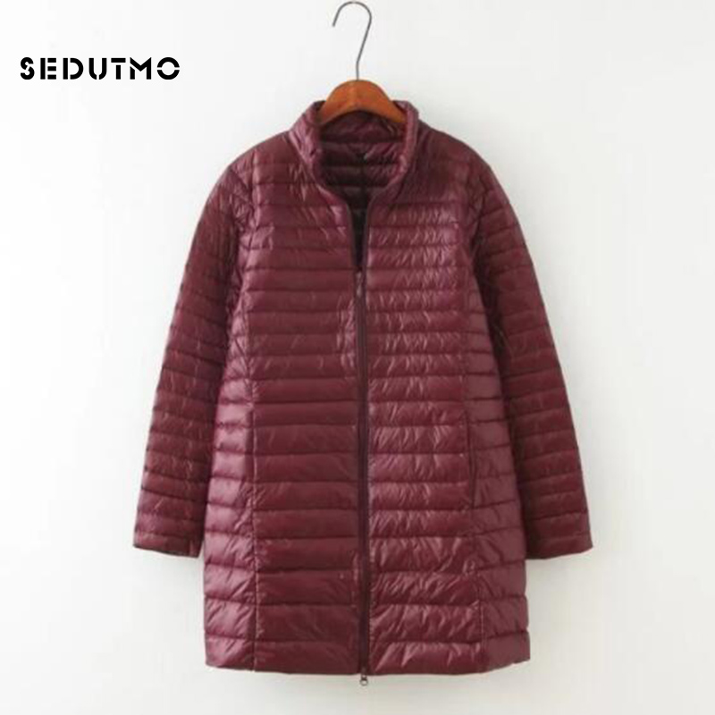 SEDUTMO-Casaco feminino de pat - Puffer Jacket Women Down avaliação e preço