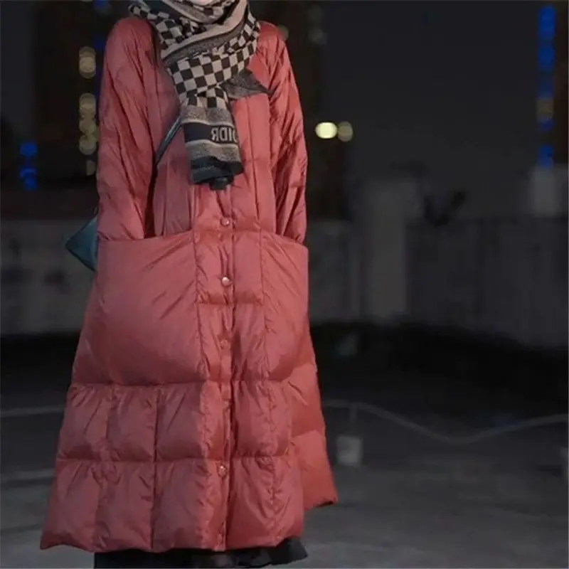Jaqueta longa para baixo extra - Puffer Jacket Women Down avaliação e preço
