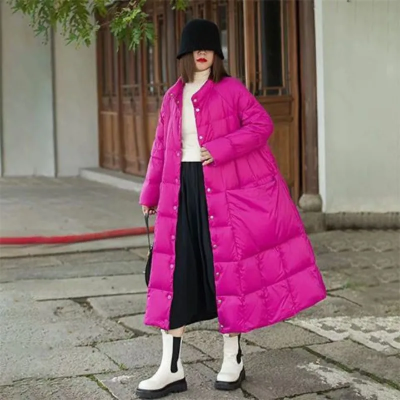 Jaqueta longa para baixo extra - Puffer Jacket Women Down avaliação e preço