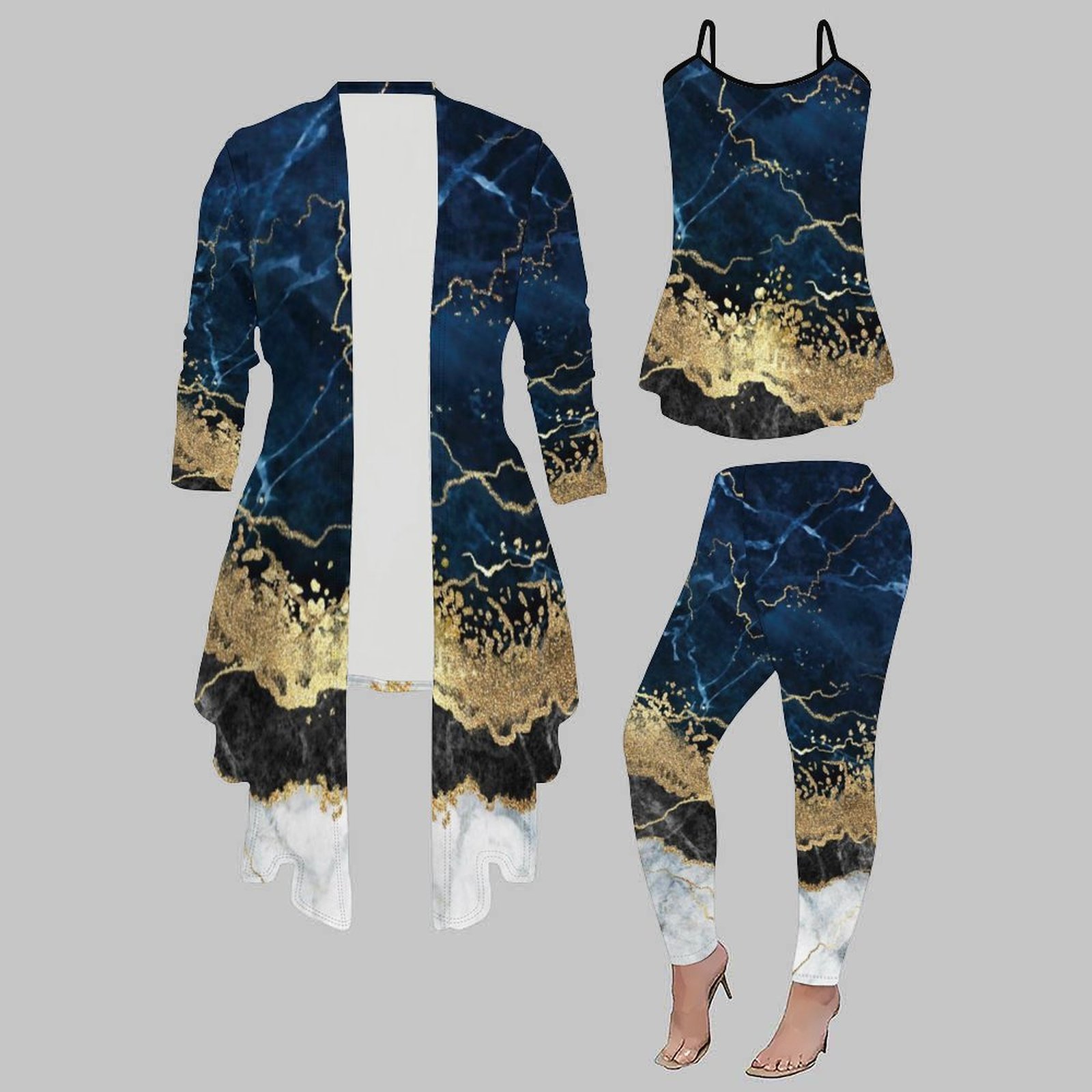 Conjunto Elegante de Calças Ju - Winter Clothing Matching avaliação e preço