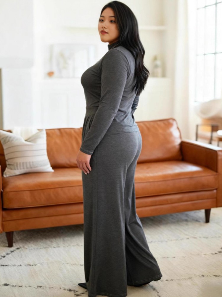 2 conjuntos femininos de duas  - Winter Clothing For Plus Size Women avaliação e preço